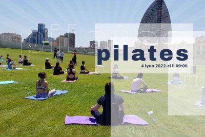 Heydər Əliyev Mərkəzinin parkında pilates məşğələsi keçiriləcək