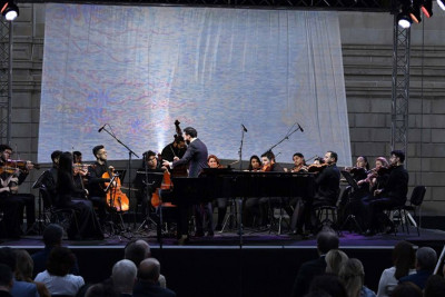 Azərbaycan Milli İncəsənət Muzeyinin həyətində konsert keçirilib