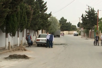 Xəzər: Mərdəkan qəsəbəsində su xətti çəkilib, ancaq kanalizasiya yoxdur