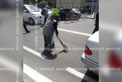 Səbail rayonunda avtomobillər toqquşub
