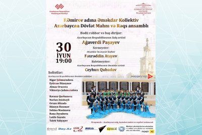 Bakıda Dövlət Mahnı və Rəqs ansamblının konserti olacaq