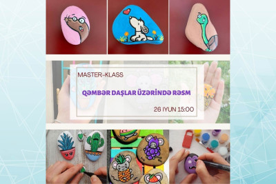Zooparkda uşaqlar üçün “Qəmbər daşlar üzərində rəsm” adlı master-klas keçiriləcək