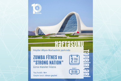Bakıda zumba fitnes və "Strong Nation" üzrə açıq məşq keçiriləcək