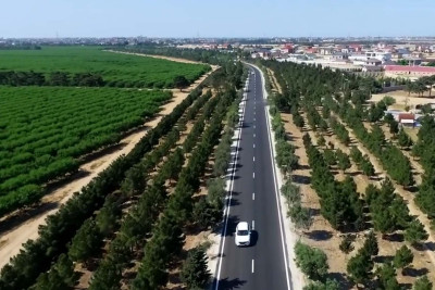 Qala-Şüvəlan avtomobil yolunda yenidənqurma işləri aparılır