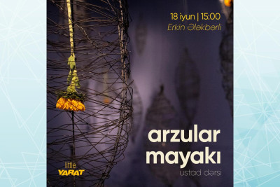 Rəssam Erkin Ələkbərli ödənişsiz ustad dərsi təşkil edəcək