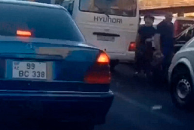 “20 Yanvar” dairəsini Sumqayıt avtobusları və manatlıq taksilər işğal edib