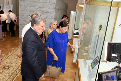 Pənahəli xan Cavanşirin qəbirüstü abidəsi bərpadan sonra ilk dəfə ictimaiyyətə təqdim olunub