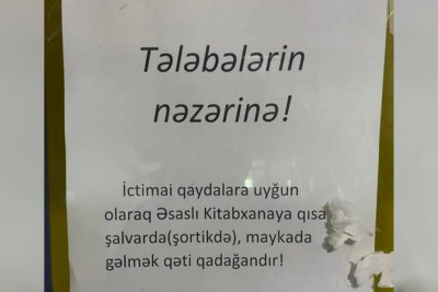 Azərbaycan Tibb Universitetində tələbələrə qadağa tətbiq edilib