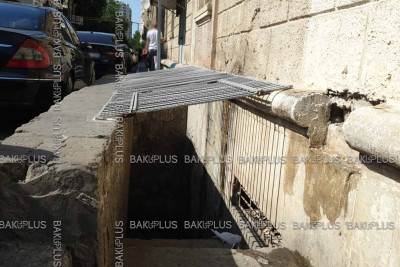 BDU-nun qarşısındakı təhlükəli səki problemi “həll olunub”