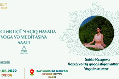 Bakıda ödənişsiz yoqa dərsi keçiriləcək