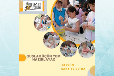Bakı Zooloji parkında uşaqlar üçün pulsuz təlim keçiriləcək