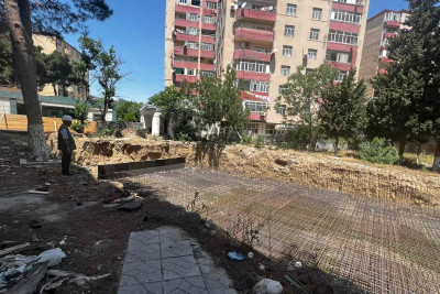 Binə qəsəbəsində qanunsuz tikintinin qarşısı alınıb