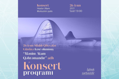 Bakıda Silahlı Qüvvələr Gününə həsr olunmuş konsert baş tutacaq