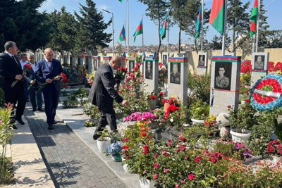 Nəsimi rayonunda Vətən müharibəsi şəhidlərinin əziz xatirəsi yad edilib