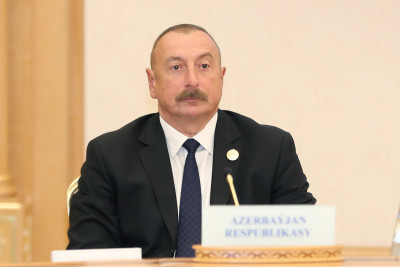 Prezident İlham Əliyev Bakıda keçirilən konfransda çıxış edib