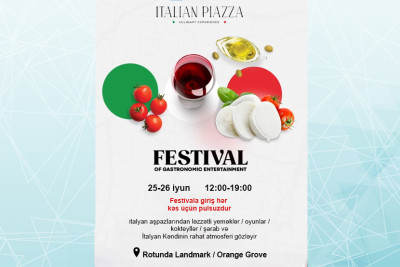 Bakıda İtalyan mətbəxinə həsr olunmuş festival təşkil olunacaq