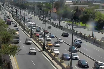 Heydər Əliyev prospektində sıxlıq müşahidə olunur