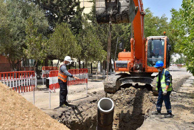 Binə qəsəbəsinin su təchizatı üçün 7 milyon manatdan çox pul xərclənəcək