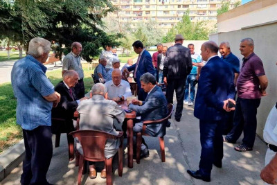 Bakıda “Veteranlar guşəsi” sakinlərin istifadəsinə verilib