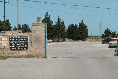 Yeni Suraxanıda yerləşən qəbiristanlıqda qəsəbədə qeydiyyatda olmayan sakinlər dəfn etmək olmaz