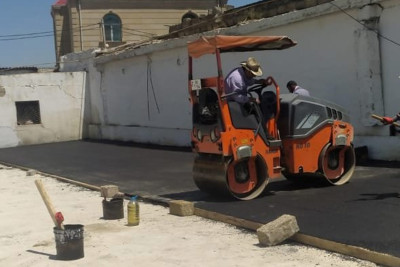 Yasamal rayonunda təmir işləri aparılır
