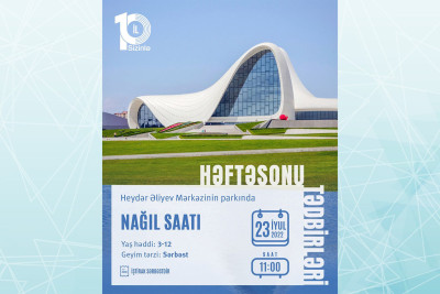 Bakıda uşaqlar üçün “Nağıl saatı” tədbiri baş tutacaq