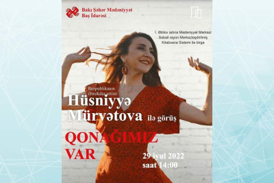 Əməkdar artist Hüsniyyə Mürvətova Yasamal rayon sakinləri ilə görüşəcək