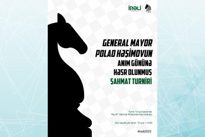 Bakıda Milli Qəhrəman Polad Həşimovun adına Şahmat turniri təşkil olunacaq