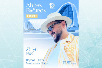 Heydər Əliyev Mərkəzinin parkında Abbas Bağırovun konserti baş tutacaq: giriş sərbəstdir