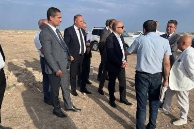 Türkan qəsəbəsində tarixi abidələrə baxış keçirilib