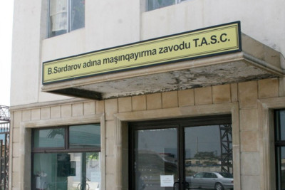 B.Sərdarov adına maşınqayırma zavodu hərraca çıxarılacaq