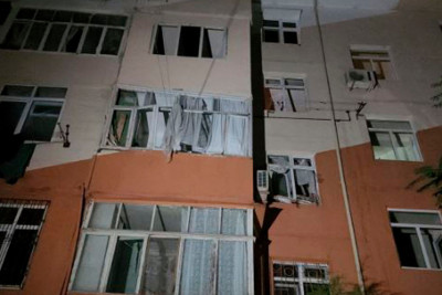 Nəsimi rayonunda ev partlayıb