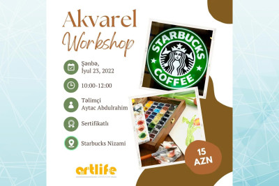 Bakıda akvarel üzrə master-klas keçiriləcək