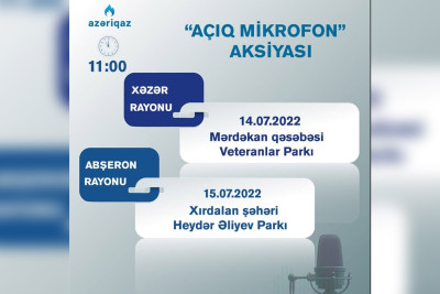 Bakıda növbəti “Açıq mikrofon” aksiyası keçiriləcək