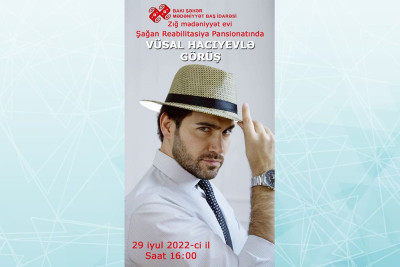 Şağan Reabilitasiya Pansionatında Vüsal Hacıyevlə görüş təşkil olunacaq