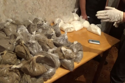 Bakıda xüsusi əməliyyat zamanı 86 kiloqram narkotik aşkarlanaraq götürülüb
