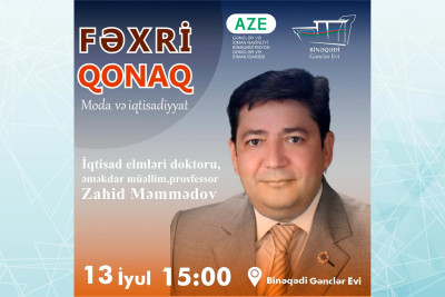 Binəqədi Gənclər Evində "Moda və iqtisadiyyat” mövzusunda görüş baş tutacaq