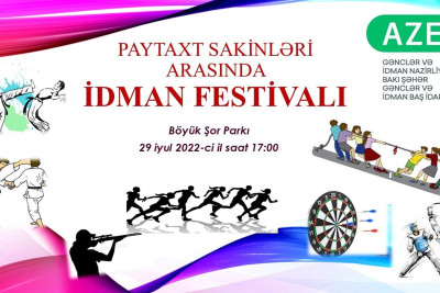 “İdman hamı üçün” layihəsi çərçivəsində Bakıda açıq havada idman təbdiri baş tutacaq