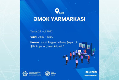 İşsiz və işaxtaran şəxslərin nəzərinə!: Bakıda Əmək Yarmarkası təşkil olunacaq