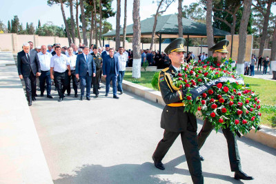 Xətai rayonunda şəhidlərin xatirəsinə park salınıb
