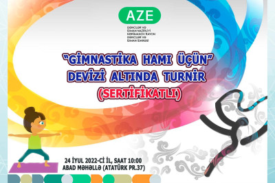 Nərimanov rayonunda "Gimnastika hamı üçün" tədbiri təşkil olunacaq