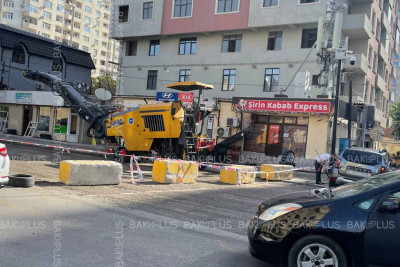 Nəsimi rayonunda bu küçədə avtomobillərin hərəkətinə məhdudiyyət qoyulub