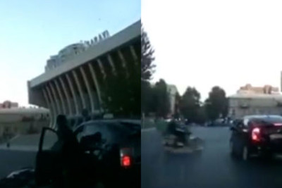 Bülbül prospektində qəza: motosikletçi “Prius”-a çırpılıb