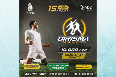 Futbol həvəskarları arasında “Qırışma” futbol turniri təşkil olunacaq