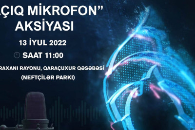 Bakıda növbəti “Açıq mikrofon” aksiyası keçiriləcək