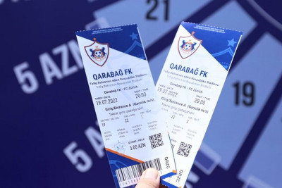 “Qarabağ” - “Sürix” oyununa 23.000 bilet satılıb