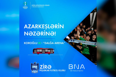 “Dalğa Arena”ya xüsusi avtobuslar təşkil olunacaq