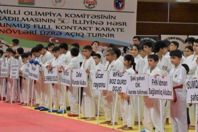 FHN-in idmançıları Full-kontakt karate üzrə Bakı açıq turnirində iştirak ediblər