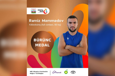 Bakılı kikboksçu Ramiz Məmmədov İslamiadada medal qazanıb