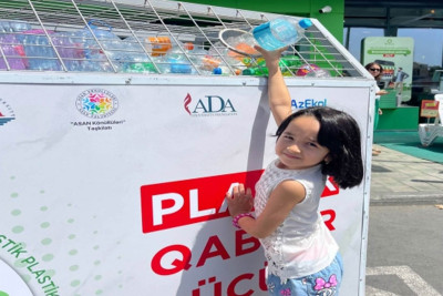 “Plastik butulkanı ekoçantaya dəyiş” aksiyasında 3480 litr həcmində plastik butulka yığılıb